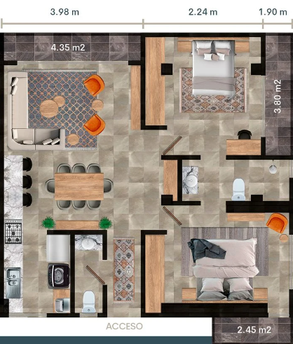 Área enEstar de enAlto Condominios Ensenada